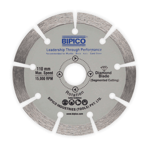 Bipico Segmented 4 inch - 110 mm Diamond Saw Blade (Marble Cutter)