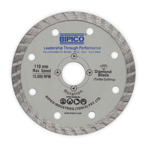 Bipico Turbo 4 inch - 110 mm Diamond Saw Blade (Marble Cutter)