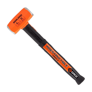 Groz 1800 Gms Heavy Duty Club Hammer With 16 Inch Indestructible Handle (52 HRC Head), CHID/4/16