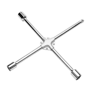 Toptul 17 x 19 x 21 mm x 1/2 Inch Sq. Drive 4-Way Wheel Nut Wrench, AEAL1616