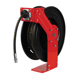 Groz 10 Mtr / 3/8 Inch Low Pressure Air Water Hose Reel, HR/AW/10M/3-8/B