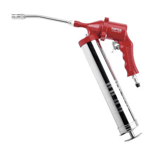 Toptul 400 Gms or 14 oz Air Operated Continuous Flow Grease Gun (Pistol Grip Type) With 6 Inch Rigid Tube, JJCA1401