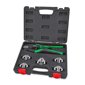 Toptul 7 Pcs Quick Interchangeable Ratchet Crimping Tool Kit, GAAI0704