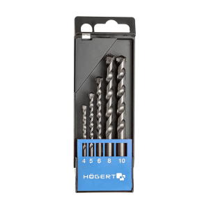 Hogert 5 Pcs Masonry Drill Bit Set, HT6D378