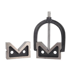 Apex 756G - 50 x 38 x 38 mm C.I. Vee Blocks Precision Ground with One Clamp