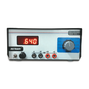 Metravi 0 - 19.99KOhms Range 1A Micro Ohms Meter, 53C
