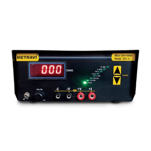 Metravi 3-1/2 Digits / 0 - 19.99KOhms Range 1A Micro Ohms Meter, 53C-II