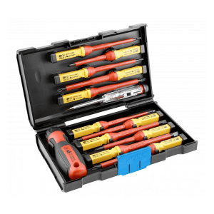 Hogert 13 Pcs Insulated Screwdriver Set (VDE), HT1S997