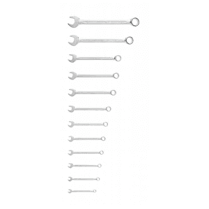 Hogert 12 Pcs, 6 mm - 24 mm Combination Spanner Set, HT1W492