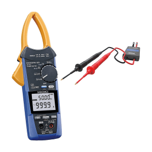 Hioki 6.000 V - 1000 V True-RMS AC/DC Clamp Meter With DC High Voltage Probe P2000 Kit, CM4375-91