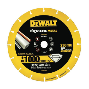 Dewalt 9 inch / 230 mm Extreme Diamond Edge Cutoff Wheel-30x Life, DW8590-IN