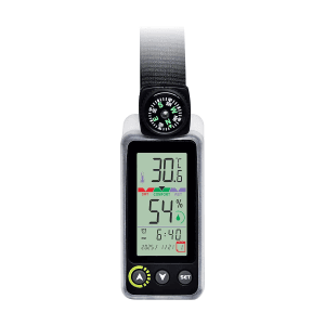 Meco -40°C ~ 90°C Portable Temperature & RH Meter with Clock, Calendar & Compass, PTHM-90C
