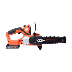 Black + Decker 200 mm / 8 inch 18V Cordless Chainsaw, GKC1820L20-QW