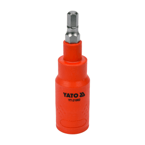 Yato 6 mm, 3/8 Inch Sq. Drive Injection Insulated Hexagon Socket (VDE), YT-21082