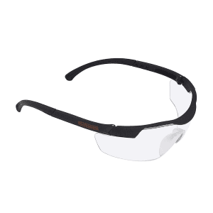 Black+Decker UV Protected Wrap Around Safety Spectacle With Black TPR Temple, BXPE0502IN
