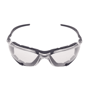 Black+Decker Clear Anti Fog Safety Spectacle With Double Frame, Nose Pad & Innovative Black Temple Design, BXPE0503IN