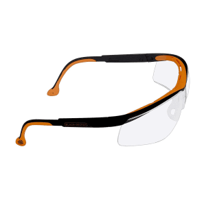 Black+Decker UV Protected Polycarbonate Safety Spectacle With Adjustable Side Temple Arm & Soft Nose Pad, BXPE0504IN