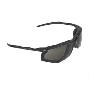 Black+Decker Smoked Anti Fog Safety Spectacle With Double Frame, Nose Pad & Innovative Black Temple Design, BXPE0513IN