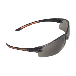Black+Decker UV Protected Wrap Around Safety Spectacle With Inbuild Beveled Edges & Orange Temple Ends, BXPE0515IN