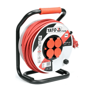 Yato 50 Mtr / 16A Cable Reel With Quick Connectors, YT-8108