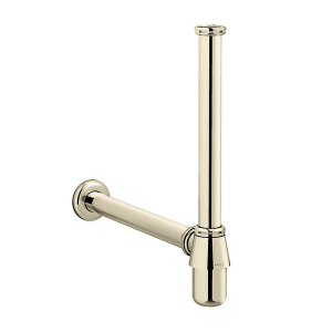 Kohler Complementary 350 mm Bottle Trap Without Drain In French Gold Finish, K-75823IN-AF