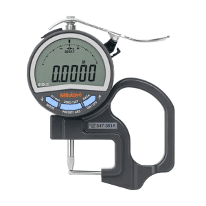Mitutoyo 10 mm / 0.4 inch Absolute Digital Pipe Thickness Gauge, 547-361A