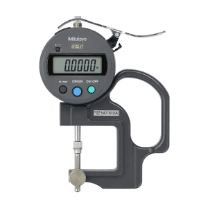 Mitutoyo 12 mm / 0.47 inch Absolute Digital Lens Thickness Gauge, 547-512A