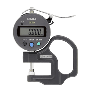 Mitutoyo 12 mm / 0.47 inch Standard Absolute Digital Thickness Gauge, 547-526S