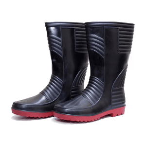 Hillson Welsafe Red Dual Density PVC Safety Rainwear Gumboots