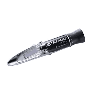 Atago 0.0 - 53.0% Brix Hand-held Refractometer with Manual Temperature Compensation, Master-53M