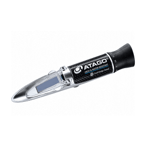 Atago 0.0 - 50.0% Brix Hand-held Refractometer with Heat & Water Resistant, Master-50H