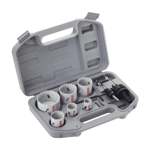 Bosch 9 Pcs 6HS Electrician Holesaw Set, 2 608 580 868