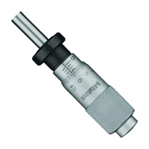 Mitutoyo 0 - 13 mm Standard-type Small Micrometer Head with Clamp Nut, 148-103-10