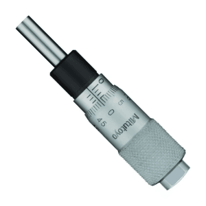 Mitutoyo 0 - 13 mm Standard-type Small Micrometer Head without Clamp Nut, 148-104-10