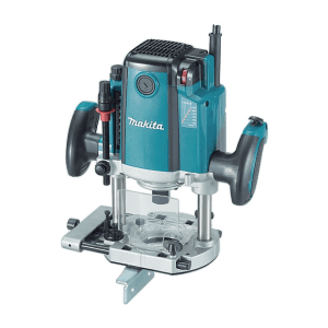 Makita 12 mm (1/2") / 2100W Variable Speed Plunge Router with Electric Brake, Soft Start & Dual LED Lights, RP2301FC