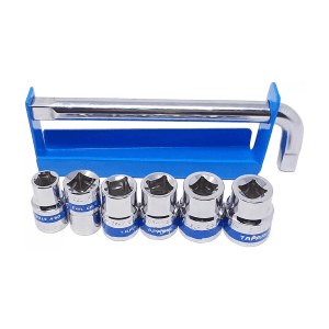 Taparia 7 Pcs 1/2 Inch Sq. Drive BiHexagonal Socket Set (6PT), S-31MXL