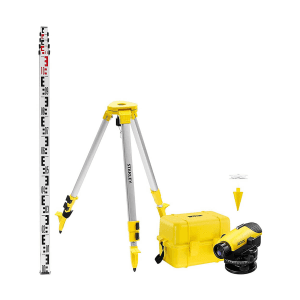 Stanley AL24G Optical Level - Site Pack Set with Tripod and Staff 1-77-159N