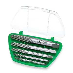 Toptul 5 Pcs Screw Extractor Set, JGAW0502