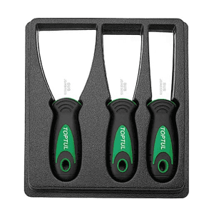 Toptul 3 Pcs Stainless Steel Putty Knife Set, JGAT0301