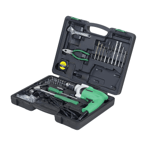 HiKoki 13mm 550W Impact Drill With 93 Pcs Accessories Kit, DV13VSS