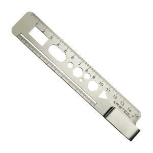 Kristeel 150 mm / 6 inch Clip Rule With Geometric Shapes, CRGS 06