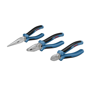 Bosch 3 Pcs Long-lasting Pliers Set, 1 600 A01 6BG