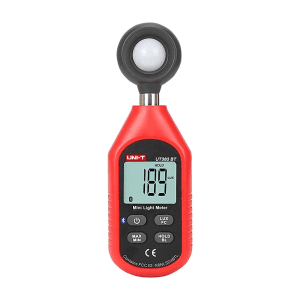 UNI-T 0 to 199900 Lux / 0 to 18500 FC Mini Light Meter with Blutooth, UT383BT