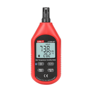 UNI-T -10°C to 60°C Mini Temperature Humidity Meter with Bluetooth, UT333BT