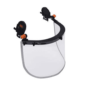 Black+Decker Helmet-Mounted Face Shield With Polycarbonate Clear Visor, BXWP0801IN