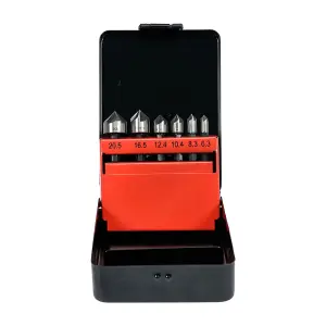Yato 1/4 inch Sq. Drive HSS Countersink For Metal (Pack Of 6 Pcs), YT-44729