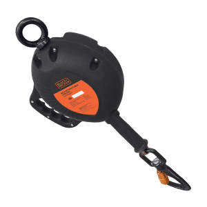 Black+Decker 6 Mtr Self Retractable Wire Rope Fall Arrest Lifeline, BXFP0662IN