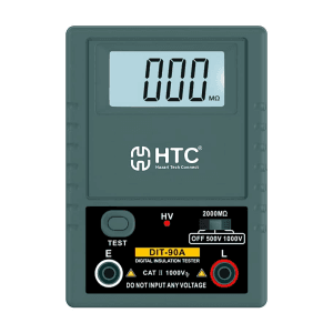 HTC 1000V / 200 MOhms Range Digital Insulation Tester, DIT-90B