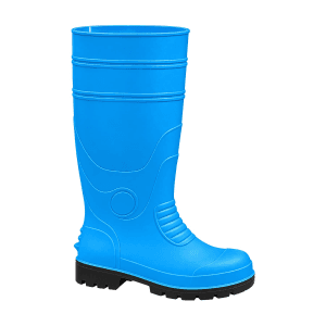 Mangla Goodyear 14 Inch Height Safety Gumboot with Steel Toe (Blue)