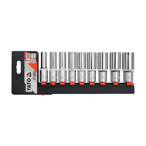 Yato 9 Pcs 3/8 Inch Sq. Drive Socket Set, YT-3855